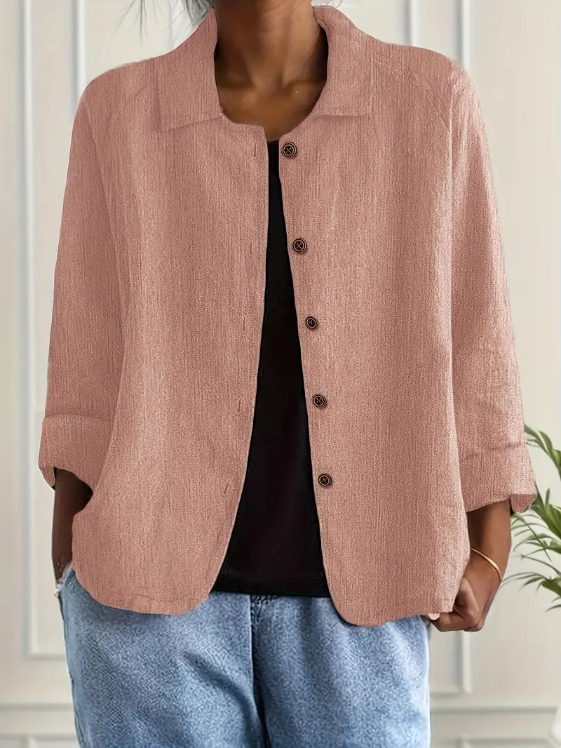 Cardigan casual da donna con bottoni