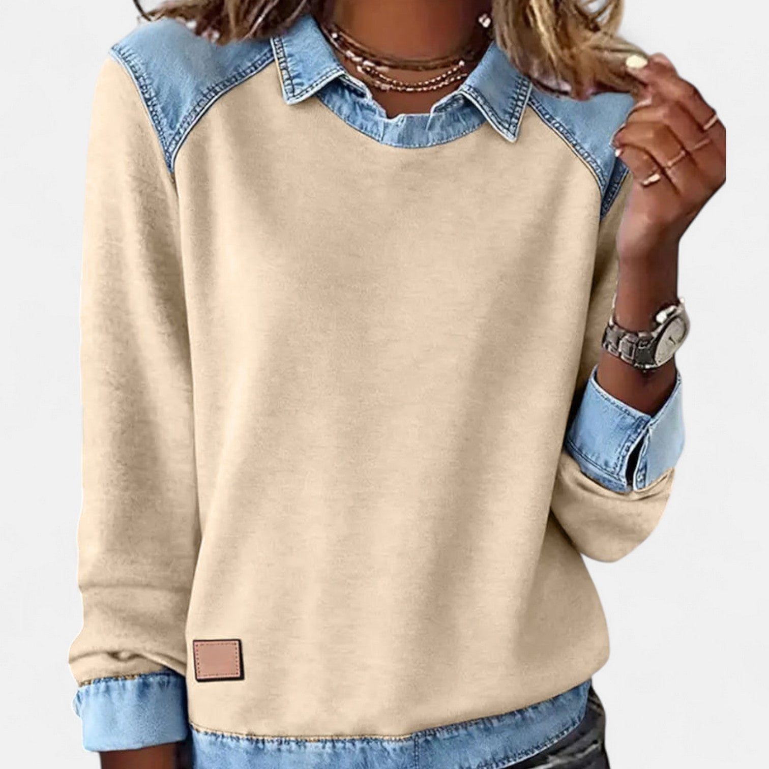Women's Long Sleeve Casual Pullover Sweatshirt