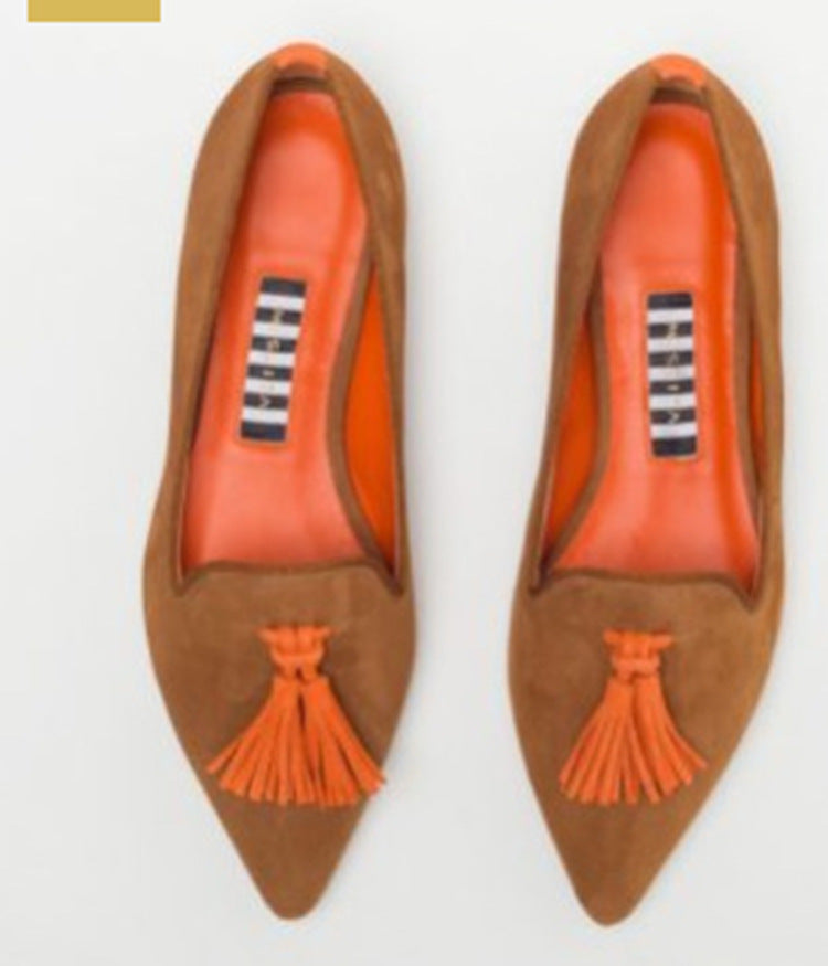 Women’s Leopard Print Tassel Slip-On Loafers