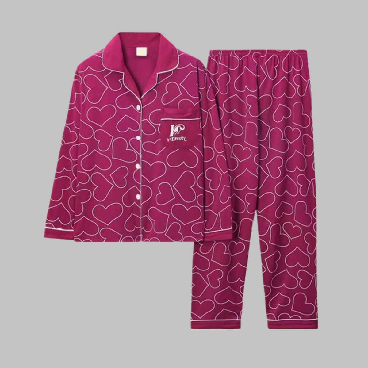 Women's Cozy Long Sleeve Loungewear Set