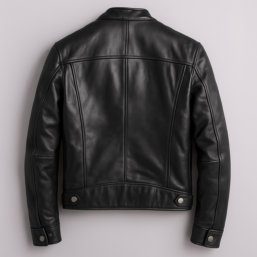 Men’s Classic Motorcycle Leather Jacket