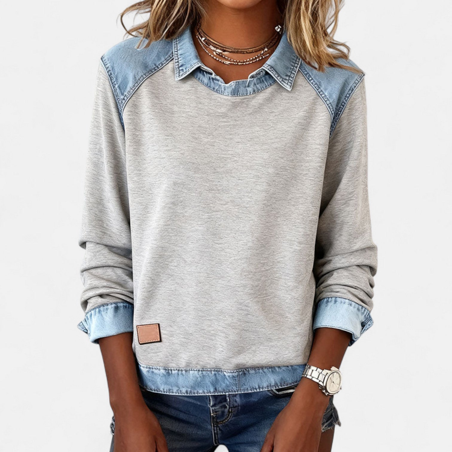 Women's Long Sleeve Casual Pullover Sweatshirt
