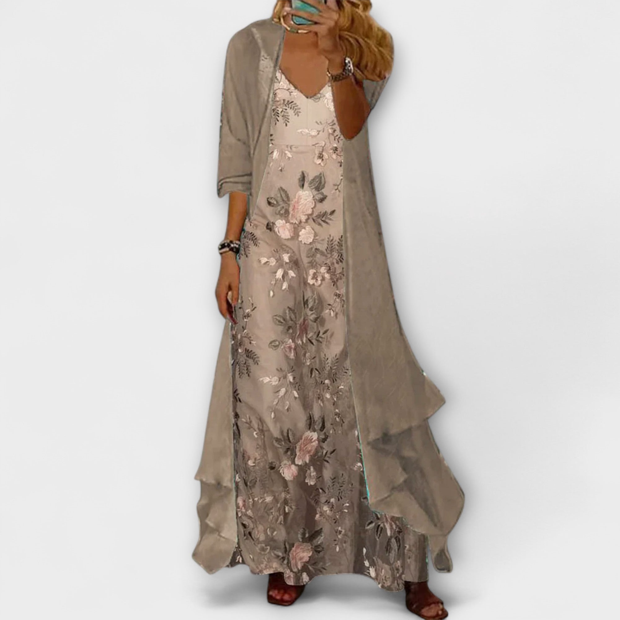 Ensemble deux pièces robe maxi Bryleigh pour femmes