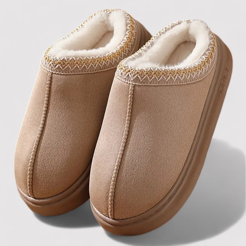 Women's Cozy Memory Foam Faux Fur Lined Slippers