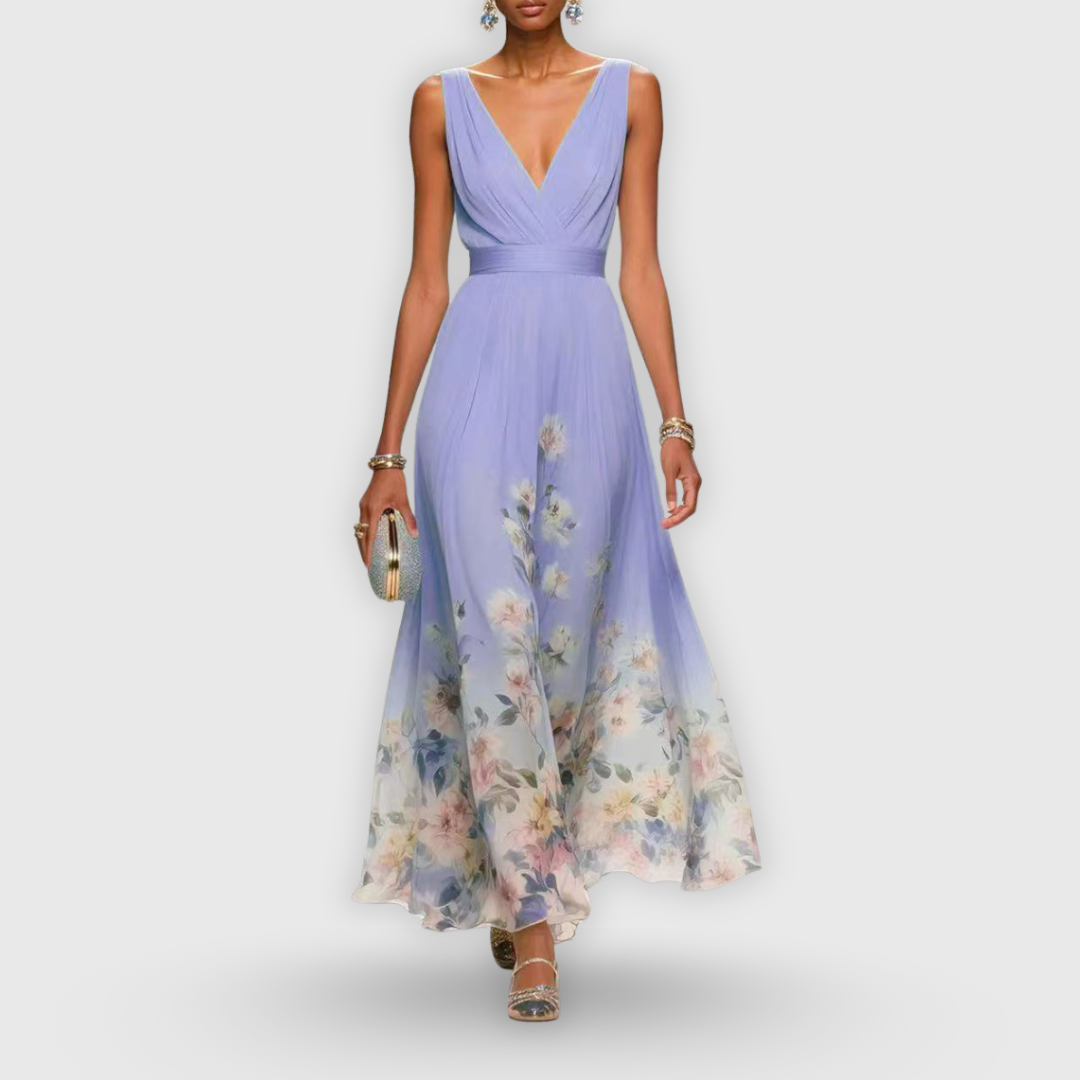 Robe midi légère Madeline pour femmes, élégante