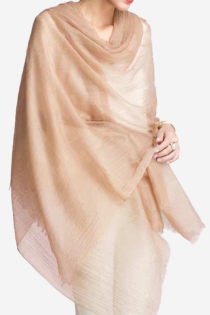 Sciarpa scialle oversize leggera da donna