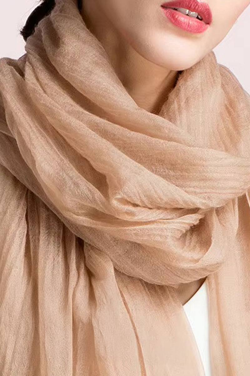 Sciarpa scialle oversize leggera da donna