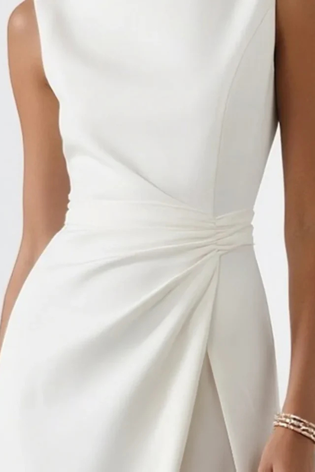 Women's Graceful Side Slit Evening Maxi Dress