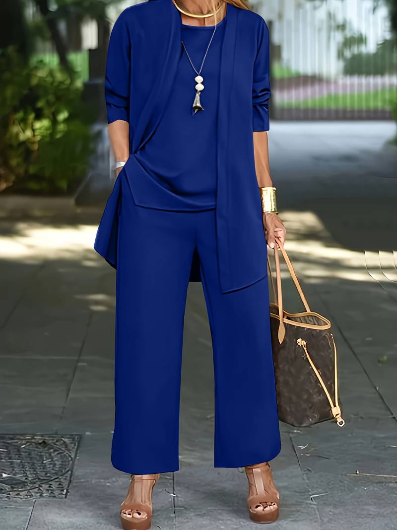Women's Three-Piece Casual Lounge Set