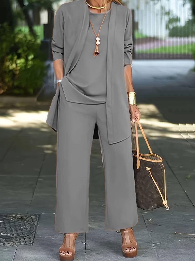 Women's Three-Piece Casual Lounge Set