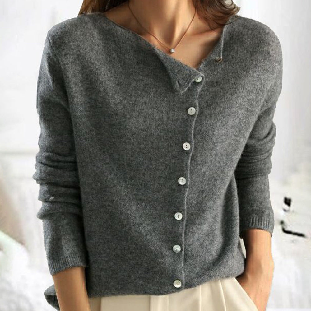 Women's Button-Front Soft Knit Cardigan