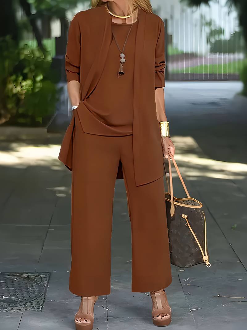 Women's Three-Piece Casual Lounge Set