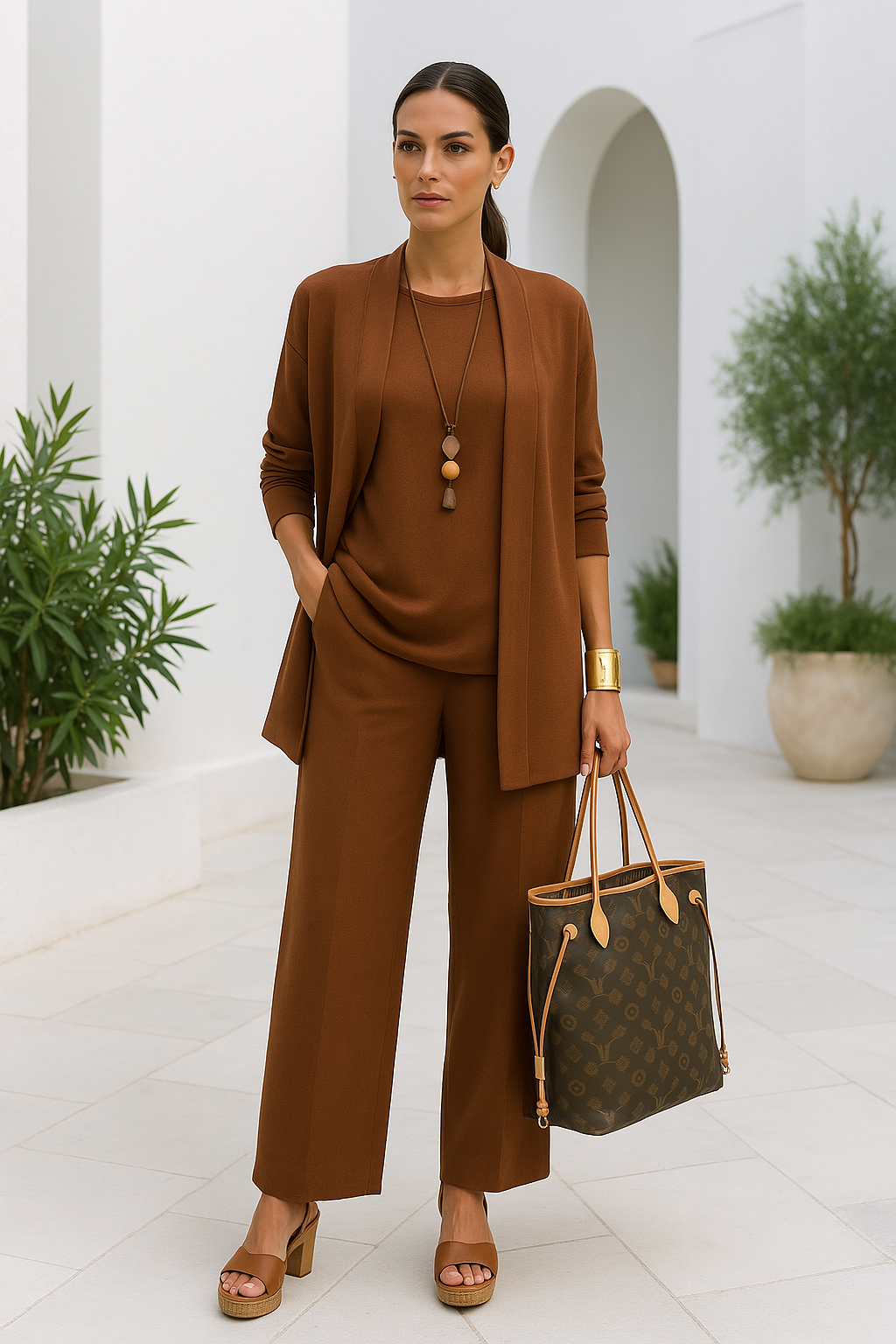 Women's Three-Piece Casual Lounge Set