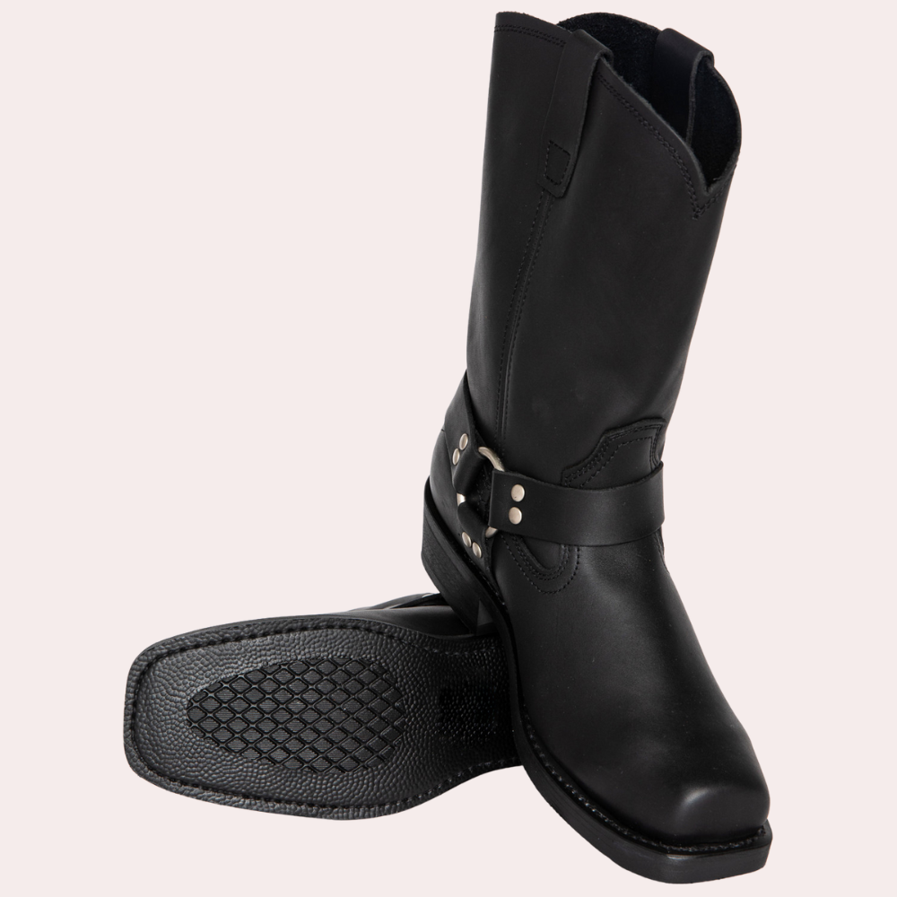 Men's Western Leather Boots Rodeo Style