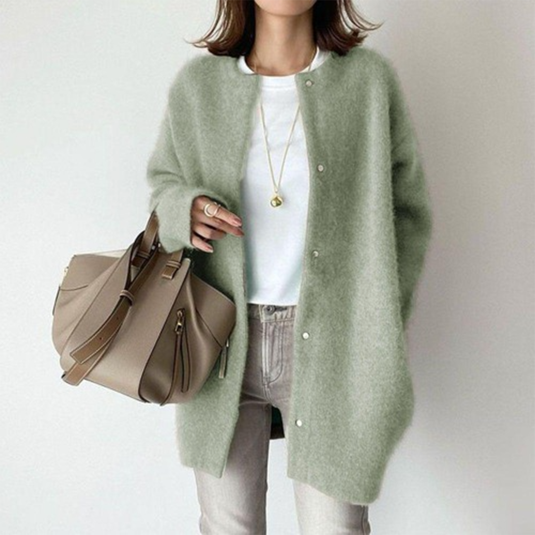 Women's Knit Cardigan with Side Pockets