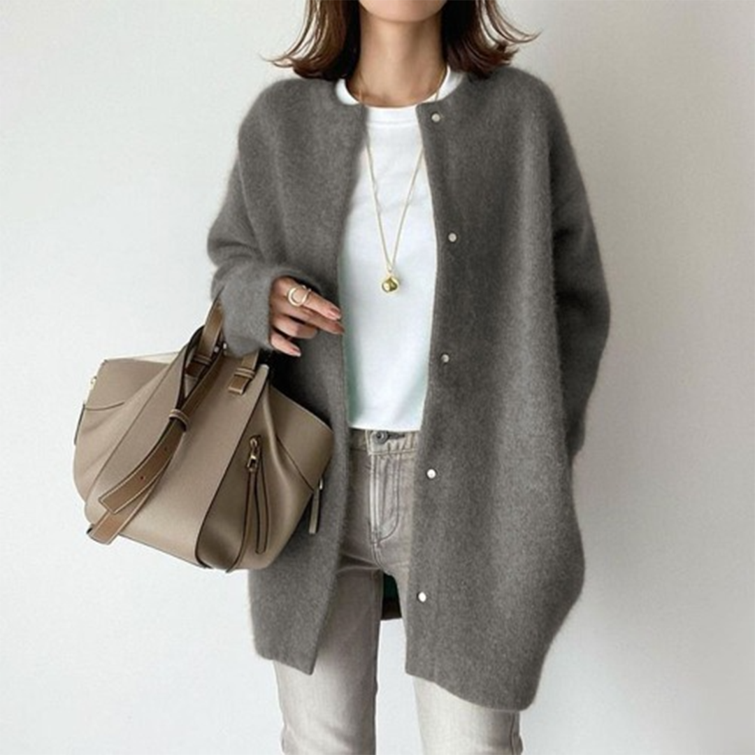 Women's Knit Cardigan with Side Pockets