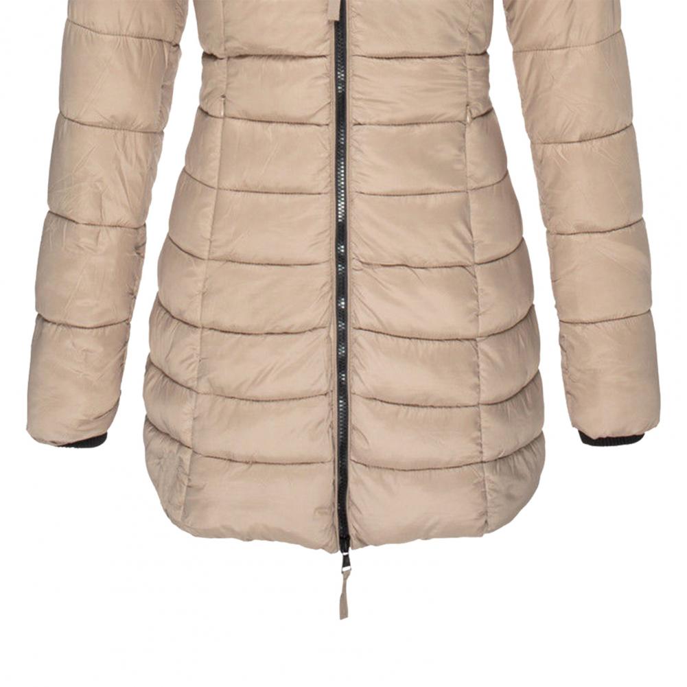 Cappotto invernale oversize da donna imbottito con cappuccio