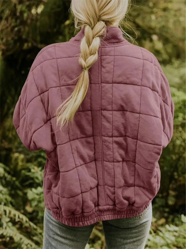 Women's Quilted Lightweight Jacket with Pockets