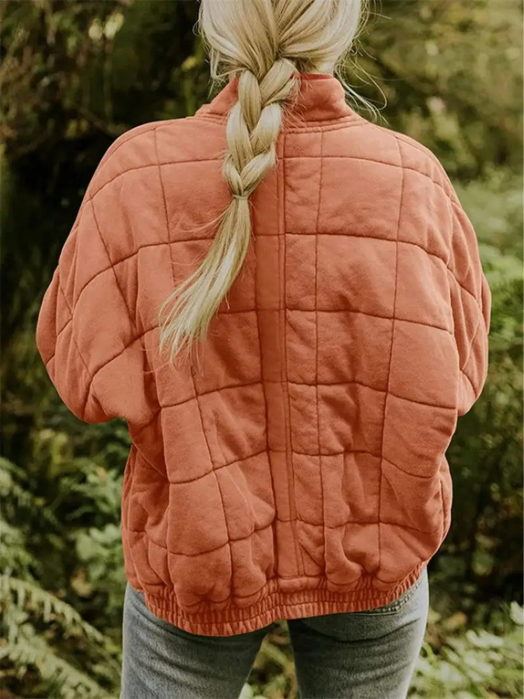 Women's Quilted Lightweight Jacket with Pockets