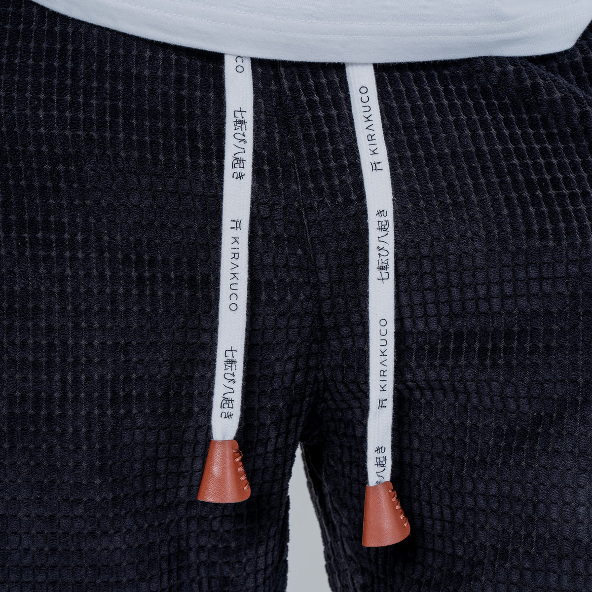 Pantaloni jogger da uomo in velluto a coste con vita regolabile con coulisse