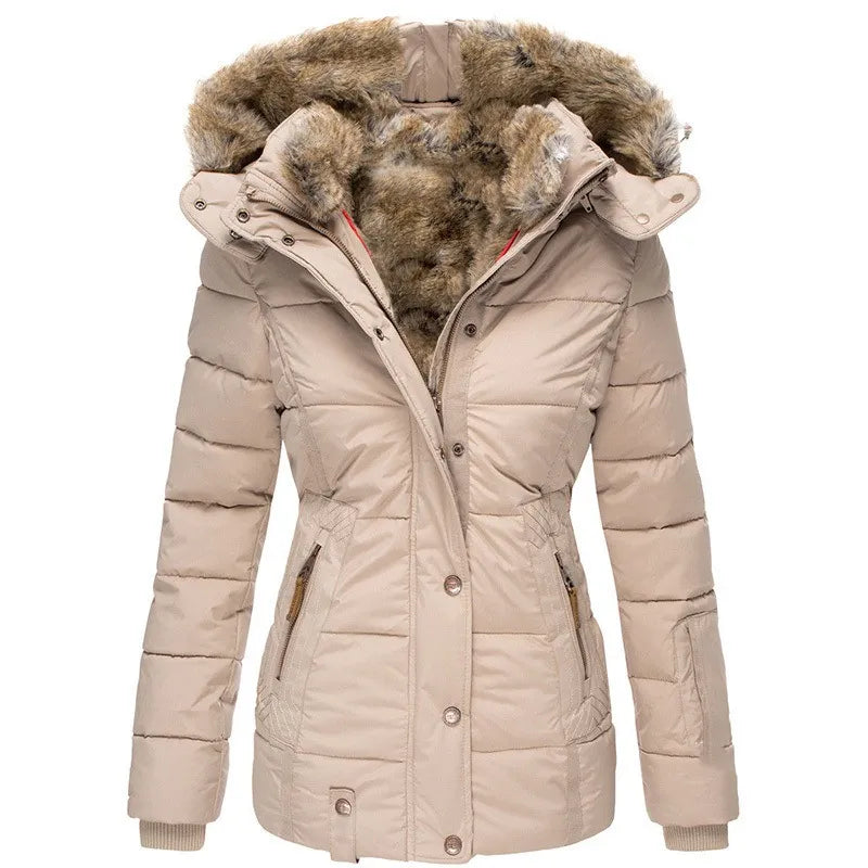 Cozy Insulated Winter Fur Jacket for Extreme Cold