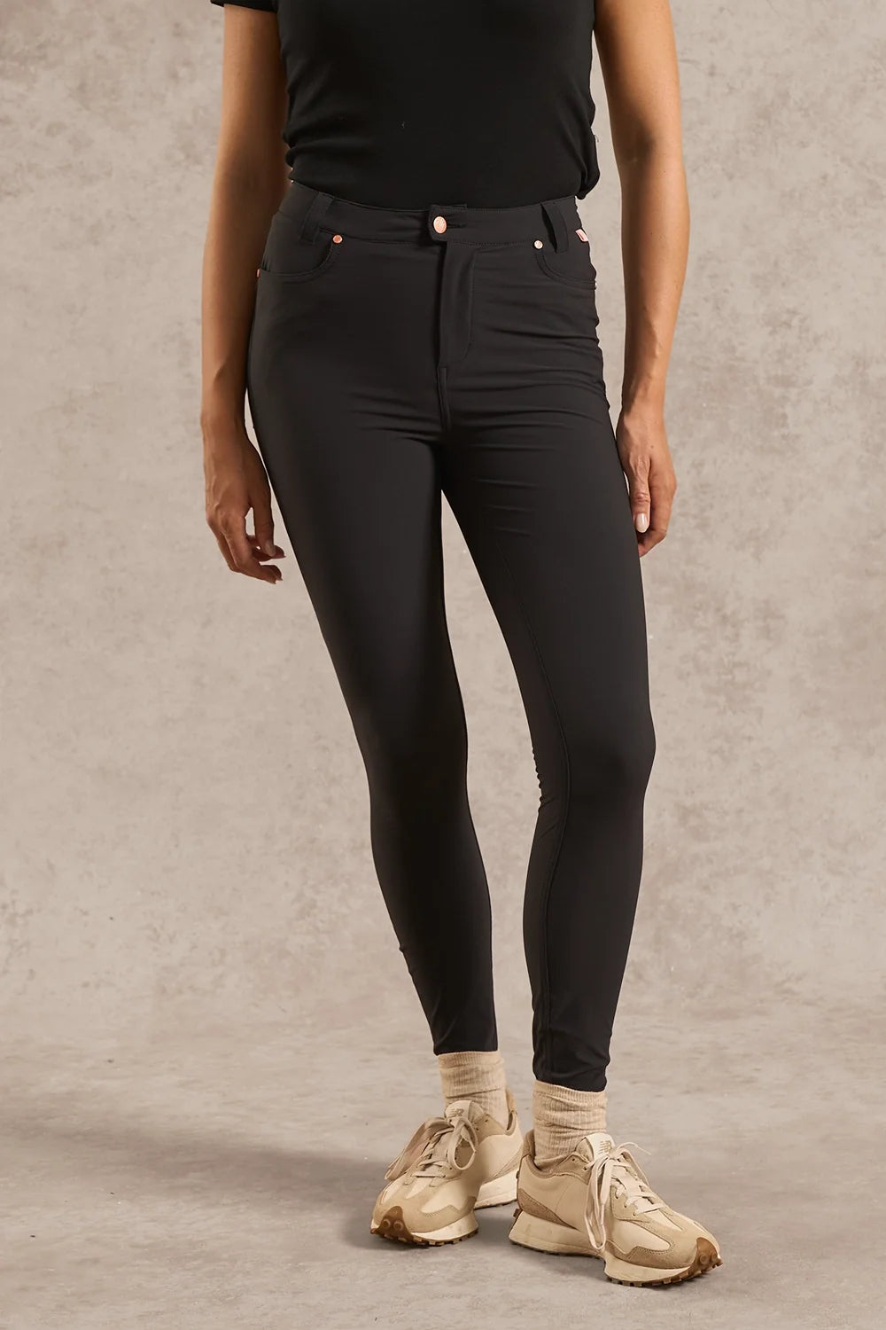 Pantaloni skinny elasticizzati termici da donna