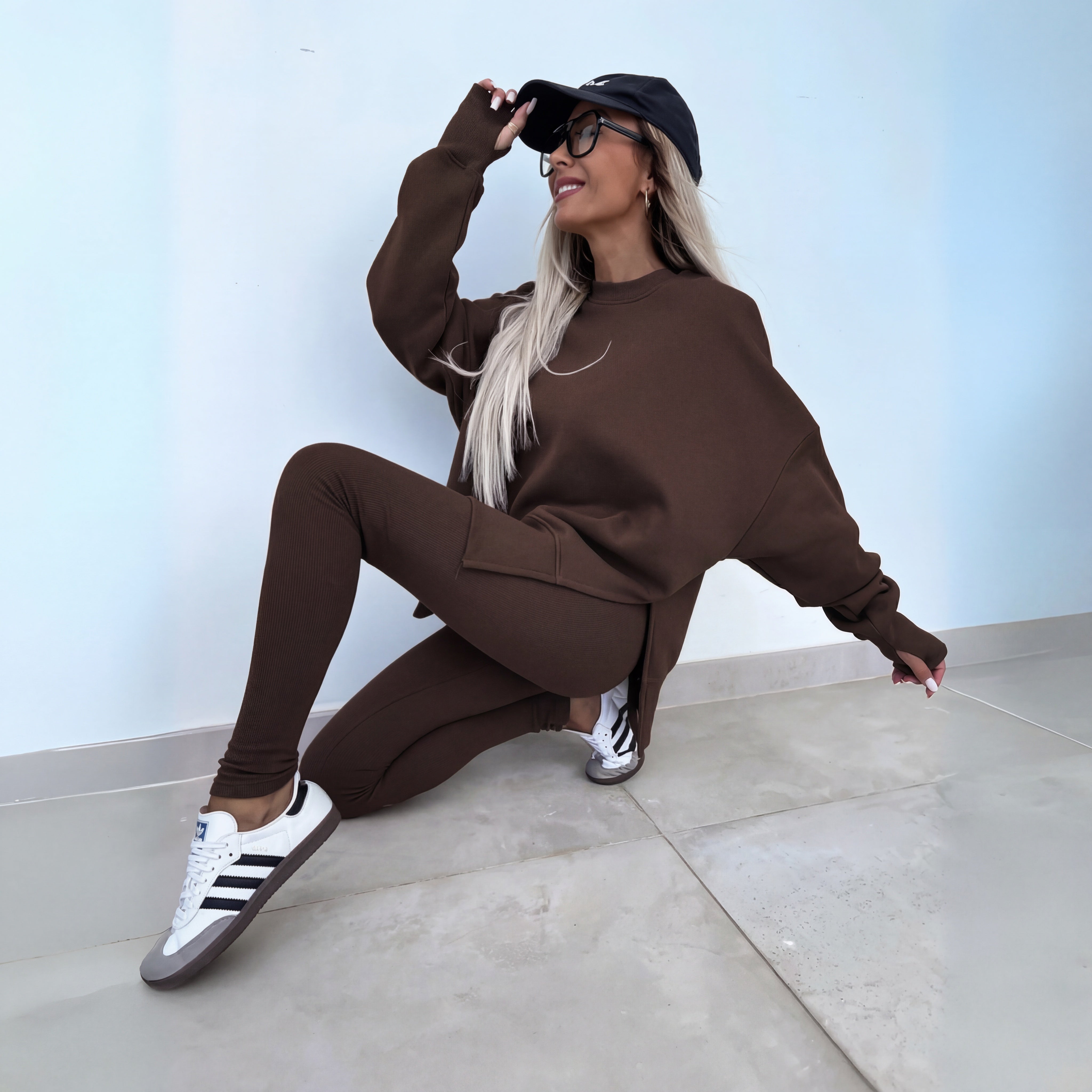 Women's Casual Sweatshirt and Pants Set