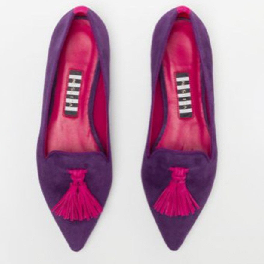Women’s Leopard Print Tassel Slip-On Loafers