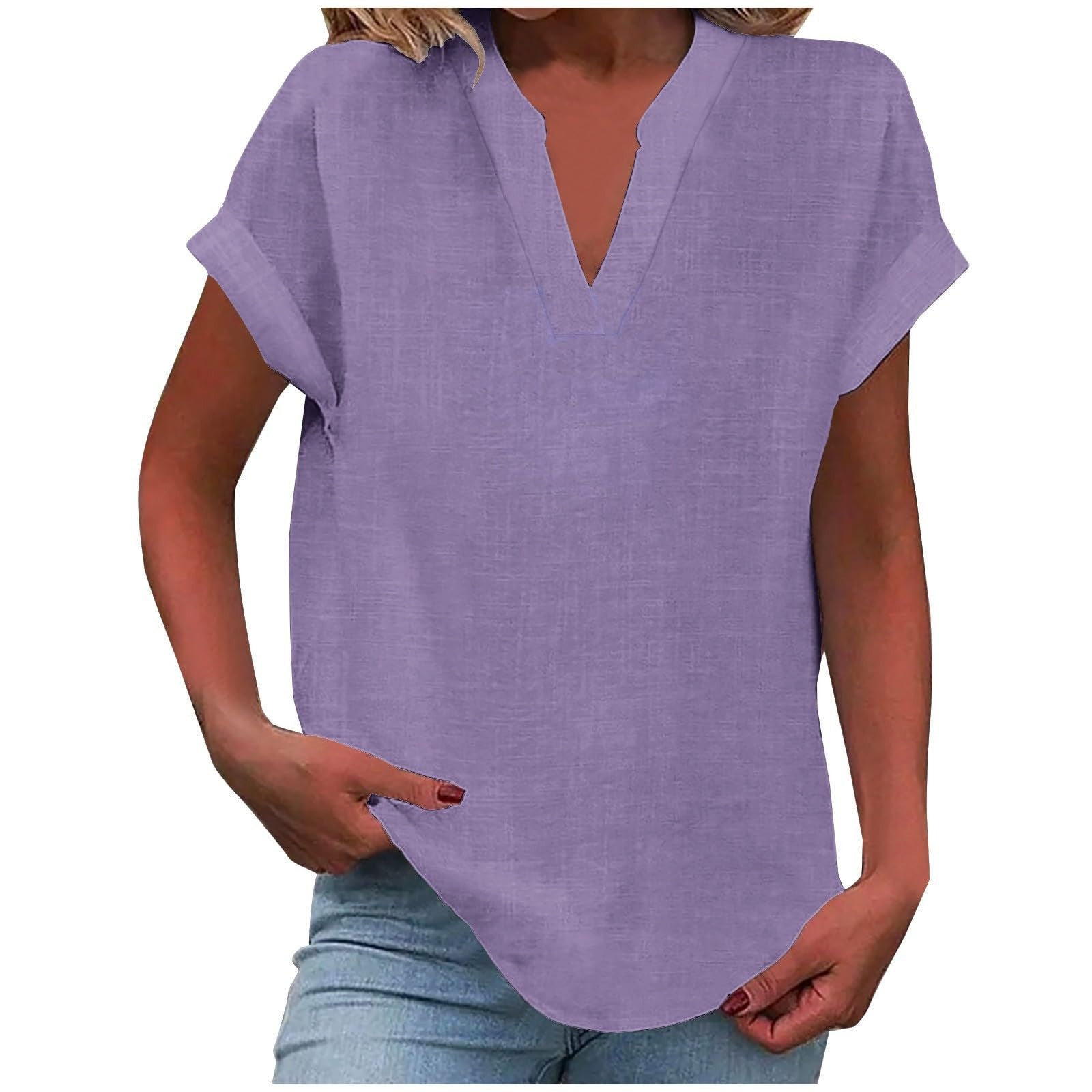 Lexi™ | Blouse décontractée à col en V