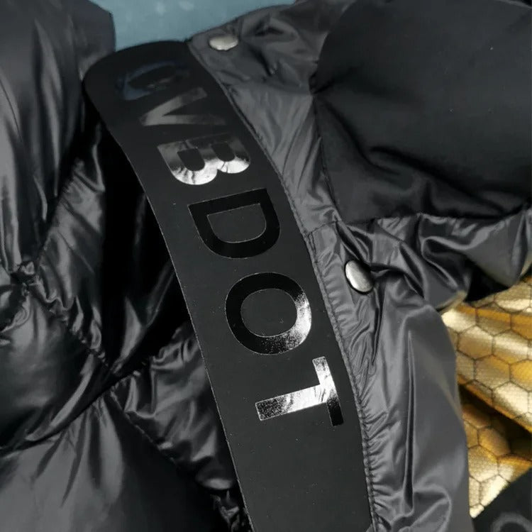 Chaqueta de invierno acolchada impermeable para mujer