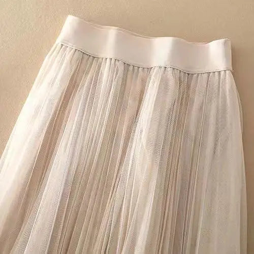 Jupe midi plissée pour femme avec silhouette taille haute