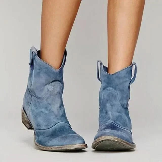 Women's Vintage Western Ankle Boots