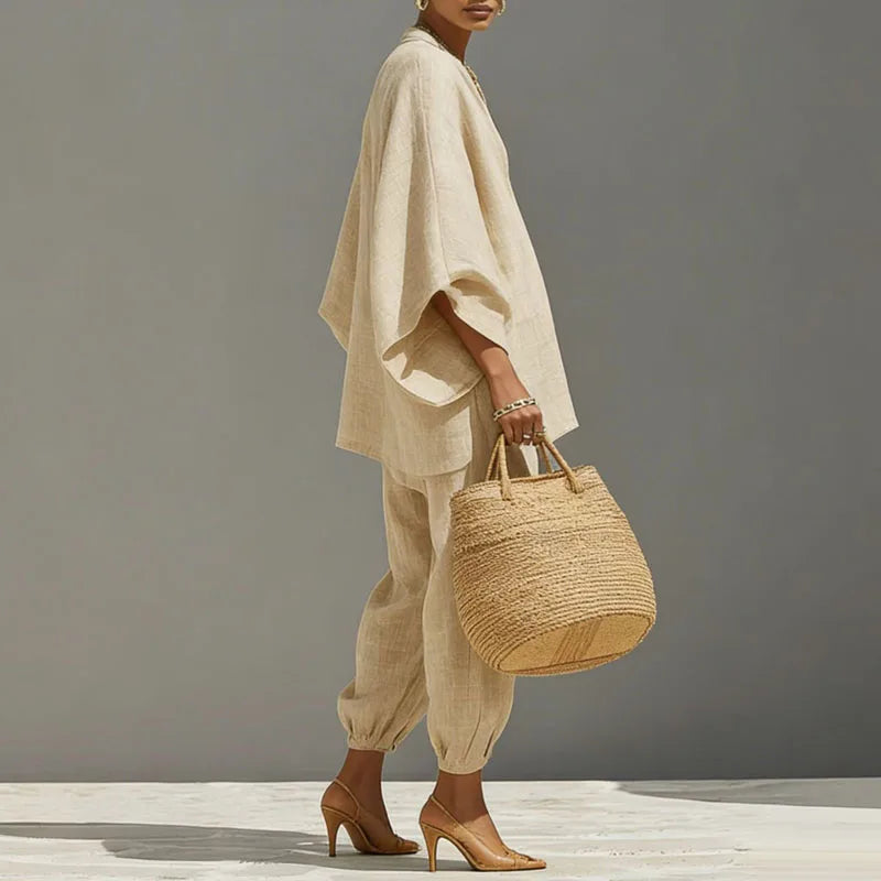 Ensemble deux pièces élégant bohème pour femme