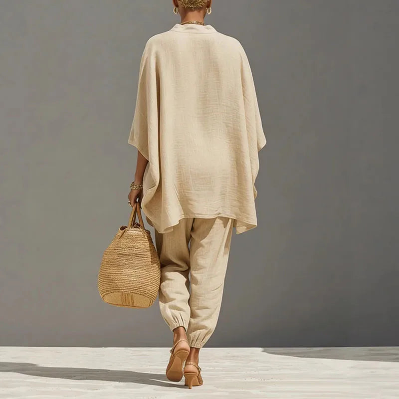 Ensemble deux pièces élégant bohème pour femme