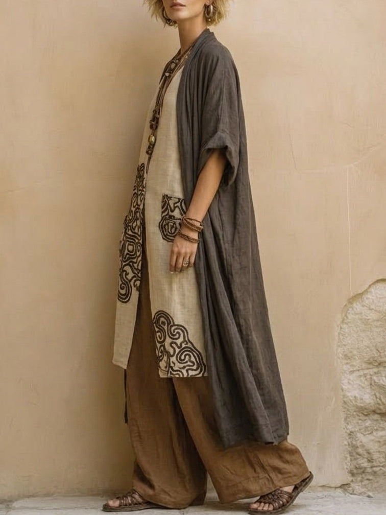 Women's 3-Piece Bohemian Set Relaxed Fit
