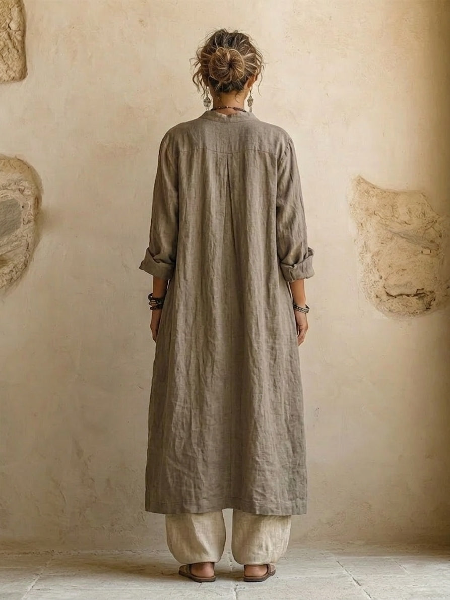 Set da donna in stile boho, 3 pezzi: top stampato, cardigan e pantaloni