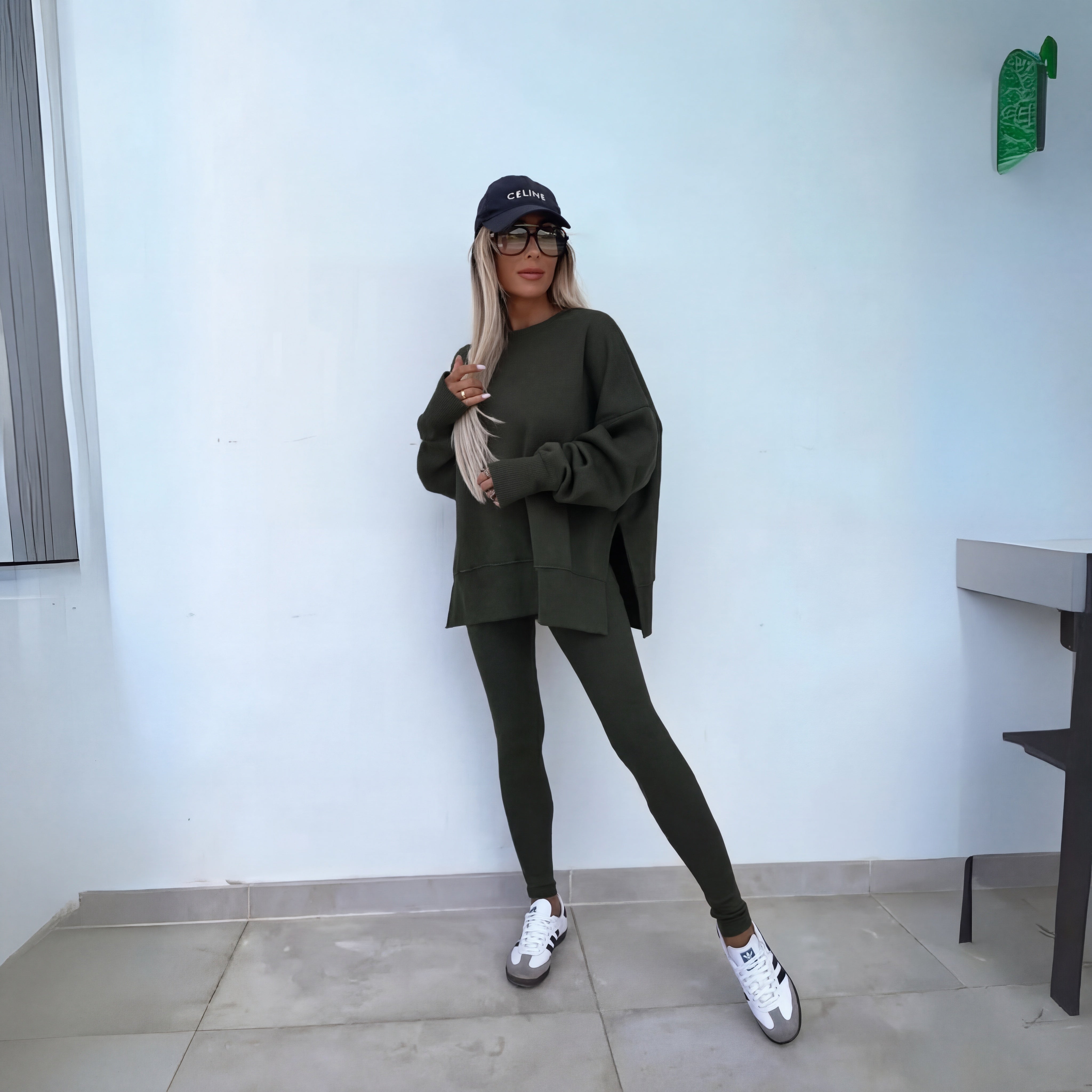 Women's Casual Sweatshirt and Pants Set