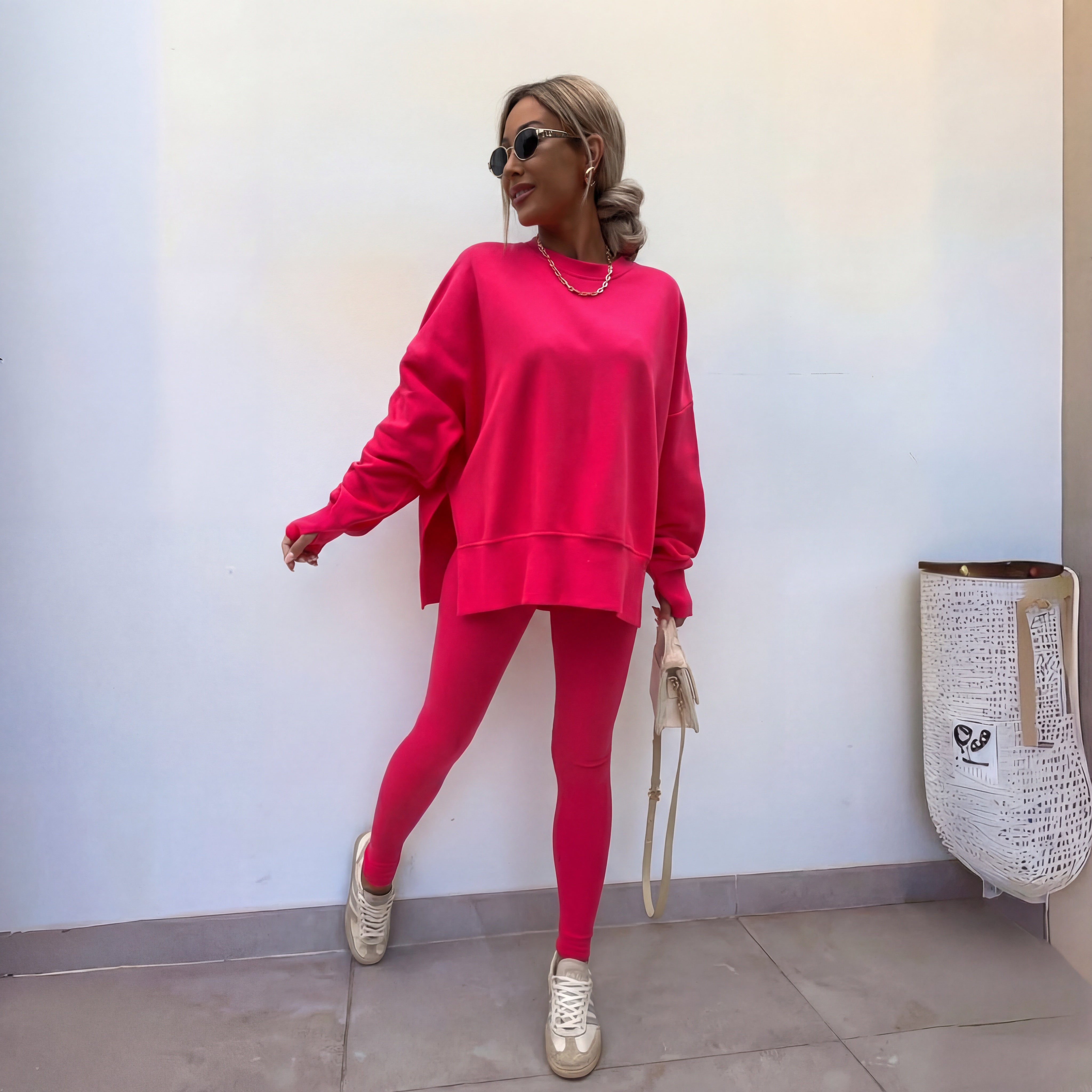 Women's Casual Sweatshirt and Pants Set