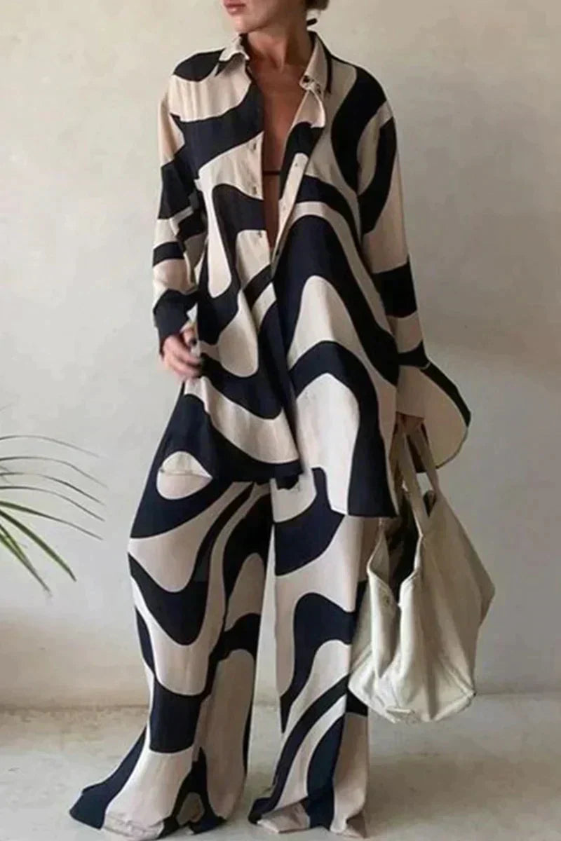 Ensemble d'été en lin 2 pièces pour femmes | Style élégant