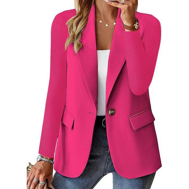 Stylish Single-Button Blazer for Women