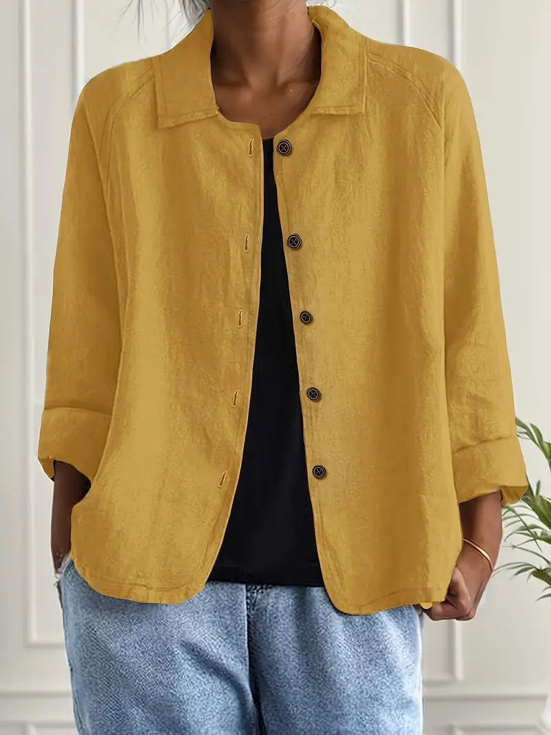 Cardigan casual da donna con bottoni