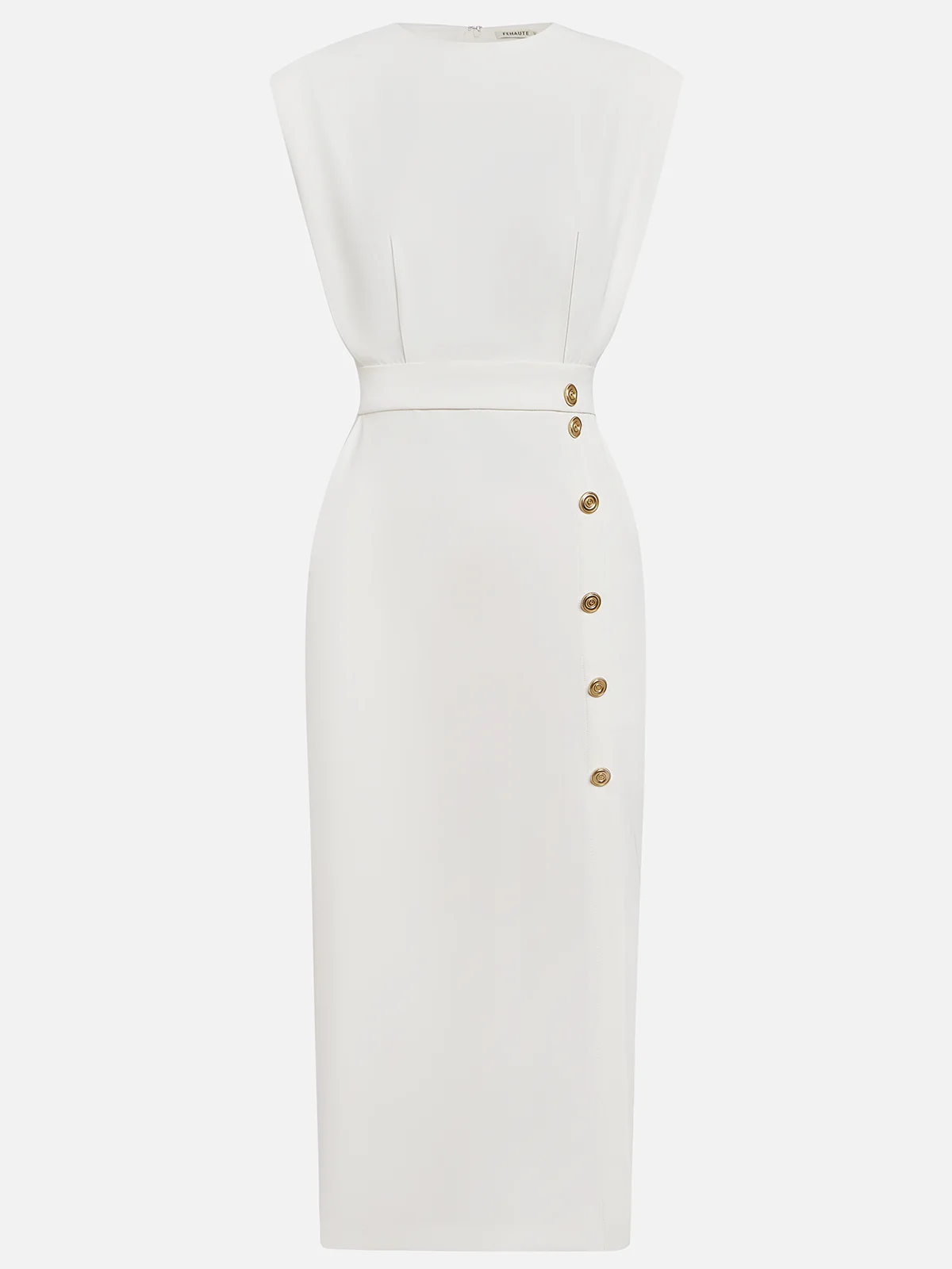 Robe midi ajustée moderne Élégante style minimaliste