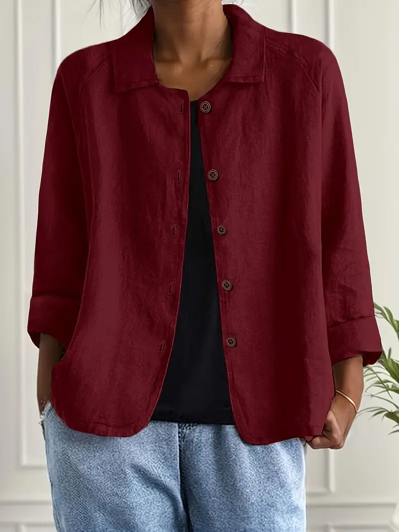 Cardigan casual da donna con bottoni