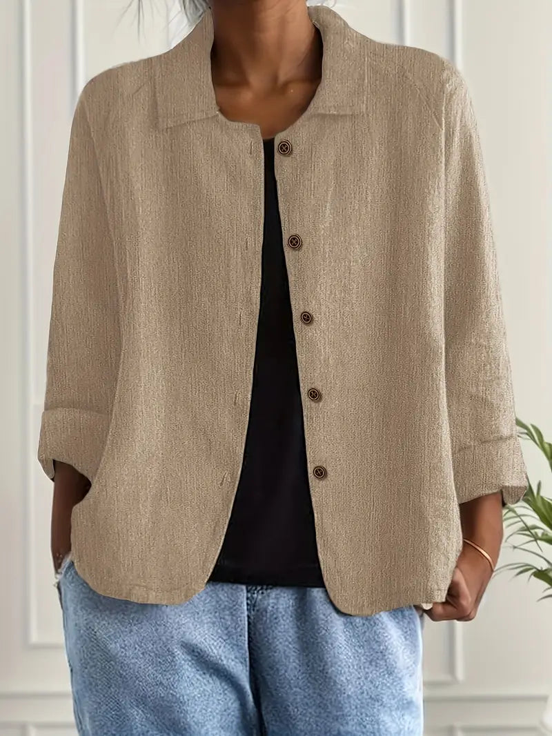 Cardigan casual da donna con bottoni