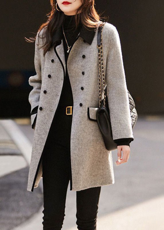 Elegant Tailored Wool Coat Stylish
