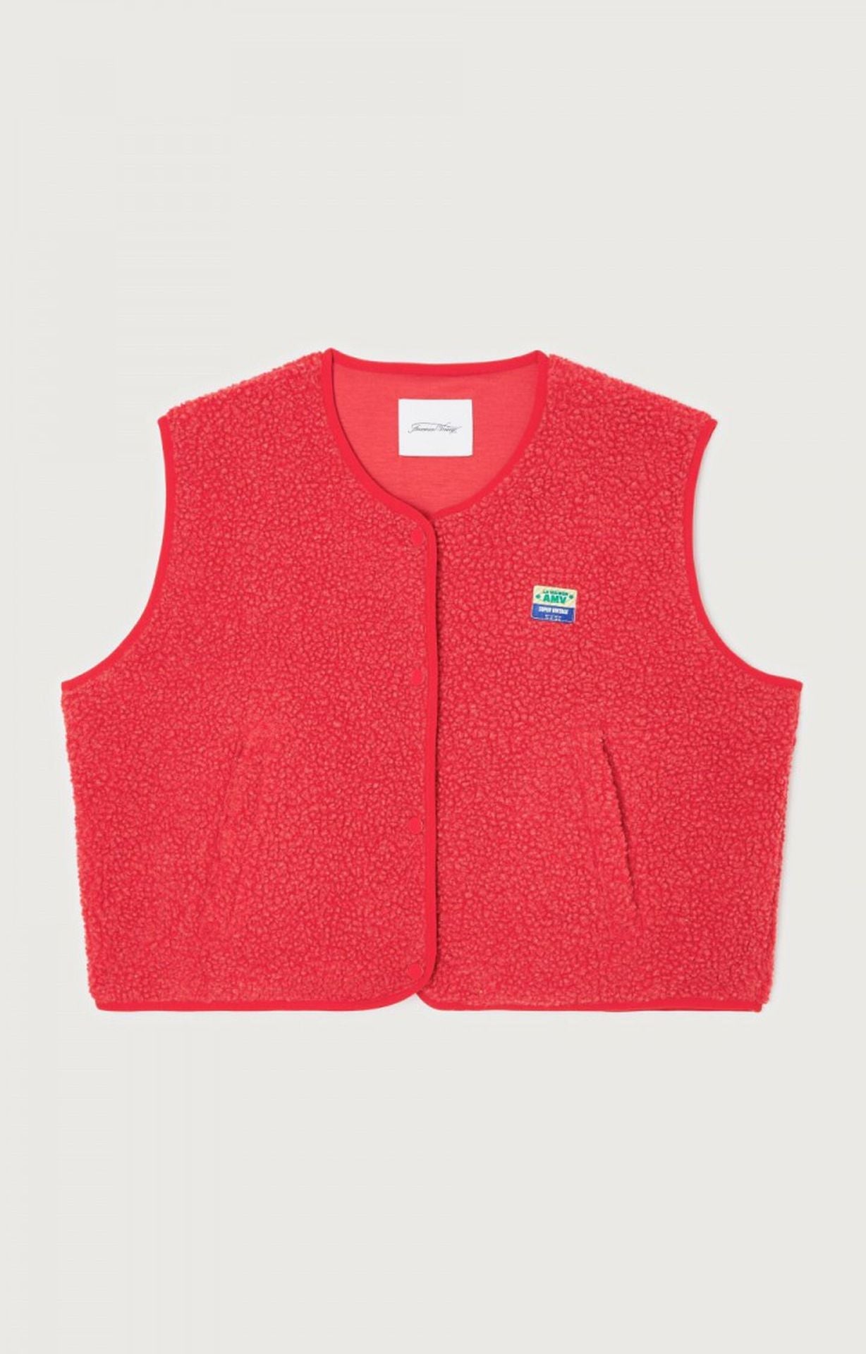 Women’s Casual Fleece Button-Up Vest