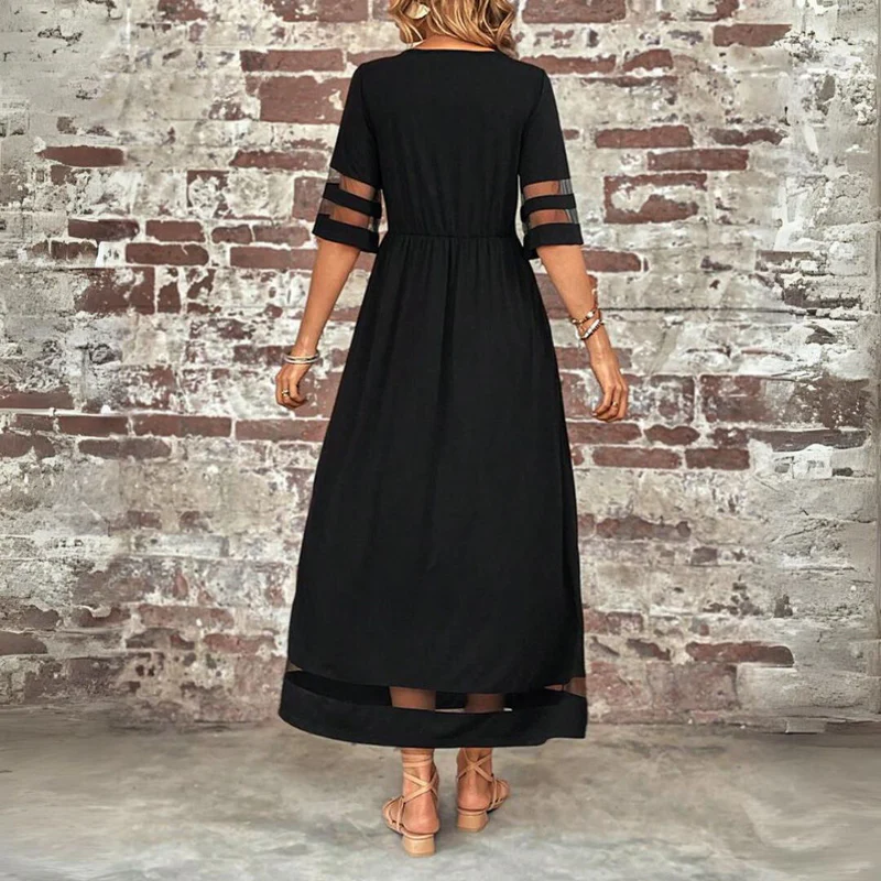 Women's Knit Midi Dress with Tummy Smoothing