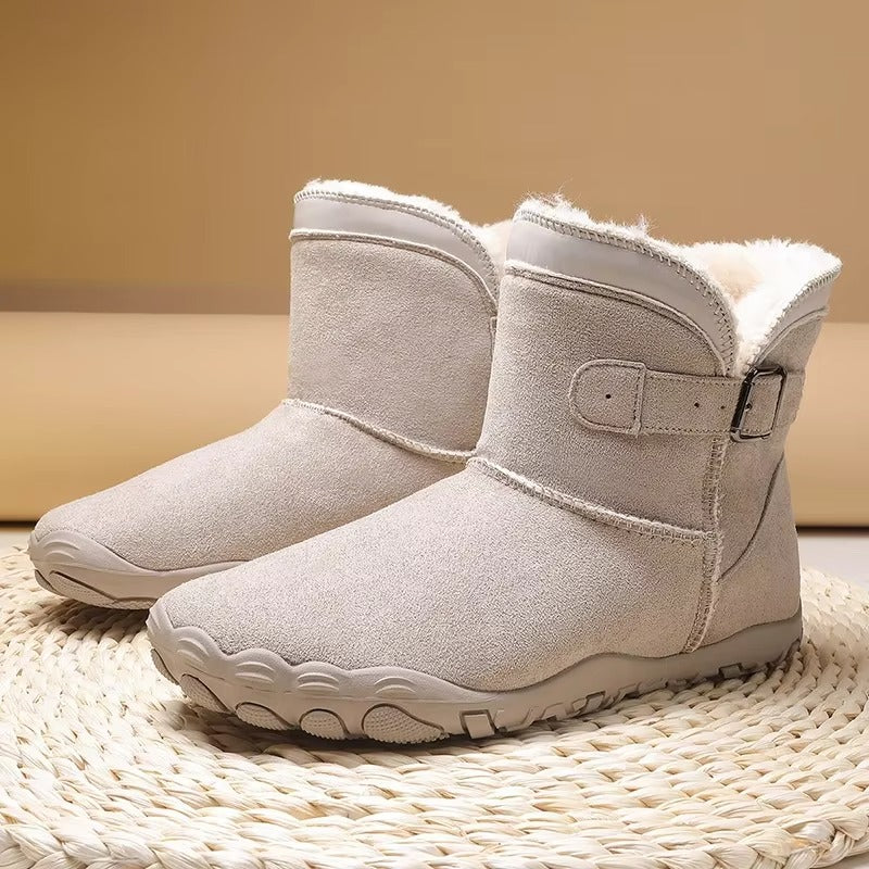 Γυναικείες χειμερινές μπότες barefoot με επένδυση φλις