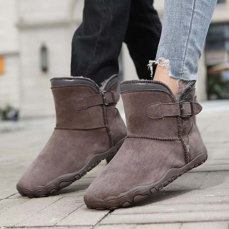 Γυναικείες χειμερινές μπότες barefoot με επένδυση φλις