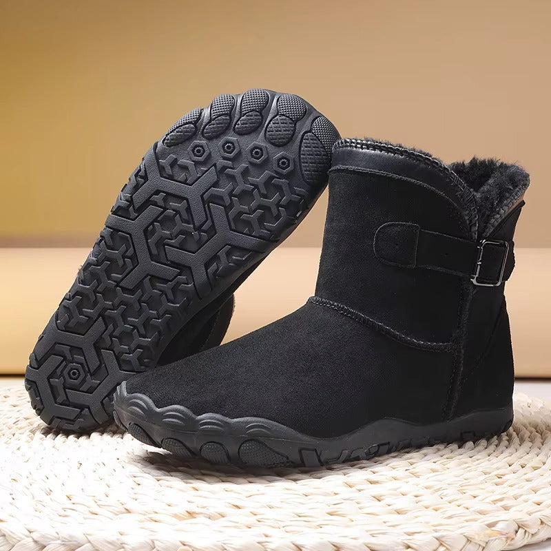 Γυναικείες χειμερινές μπότες barefoot με επένδυση φλις